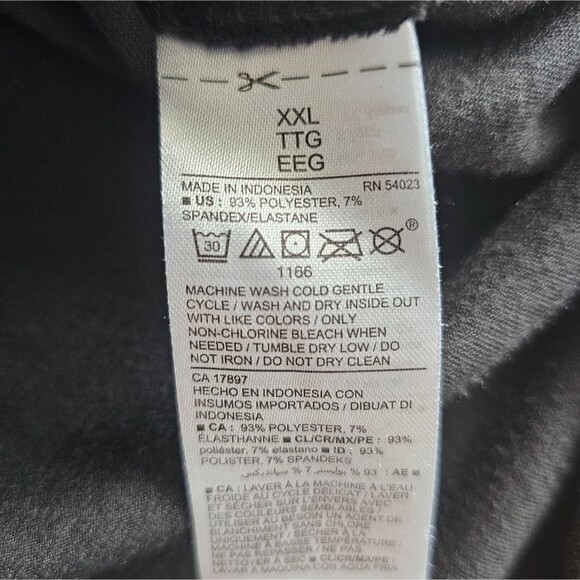 Old Navy Plush Velour Pullover XXL Black Cozy Minimalist Loungewear Holiday Gift - Picture 9 of 10